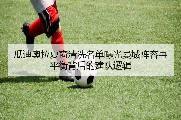 瓜迪奥拉夏窗清洗名单曝光曼城阵容再平衡背后的建队逻辑